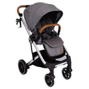 Primo Passi - Icon V2 Stroller, Newborn to Toddler with Reversible Seat & Compact Fold, Gray Melange Image 6