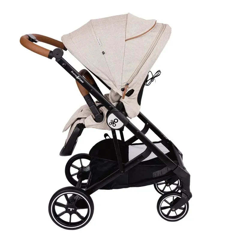 Primo Passi - Icon V2 Stroller, Newborn to Toddler with Reversible Seat & Compact Fold, Beige Melange Image 14