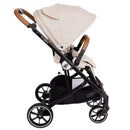 Primo Passi - Icon V2 Stroller, Newborn to Toddler with Reversible Seat & Compact Fold, Beige Melange Image 16