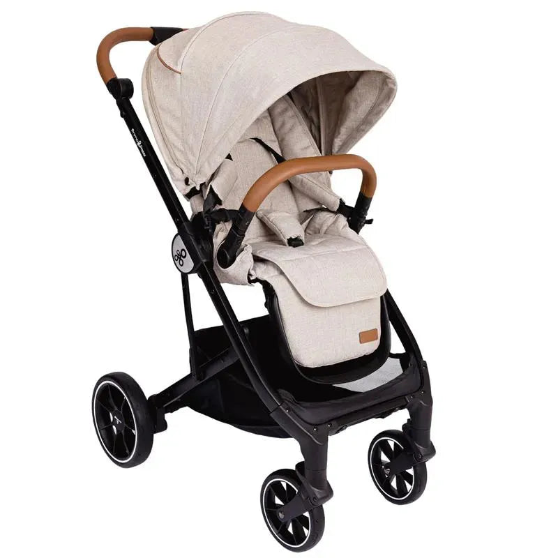 Primo Passi - Icon V2 Stroller, Newborn to Toddler with Reversible Seat & Compact Fold, Beige Melange Image 2