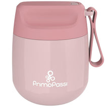 Primo Passi - Insulated Food Jar, 12 oz/350ml, Light Pink | Baby Insulated Food Container Image 1