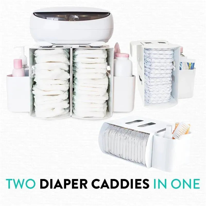 Prince Lionheart - 2-in-1 Diaper Caddy, Modular Diaper Depot Organizer  Image 3