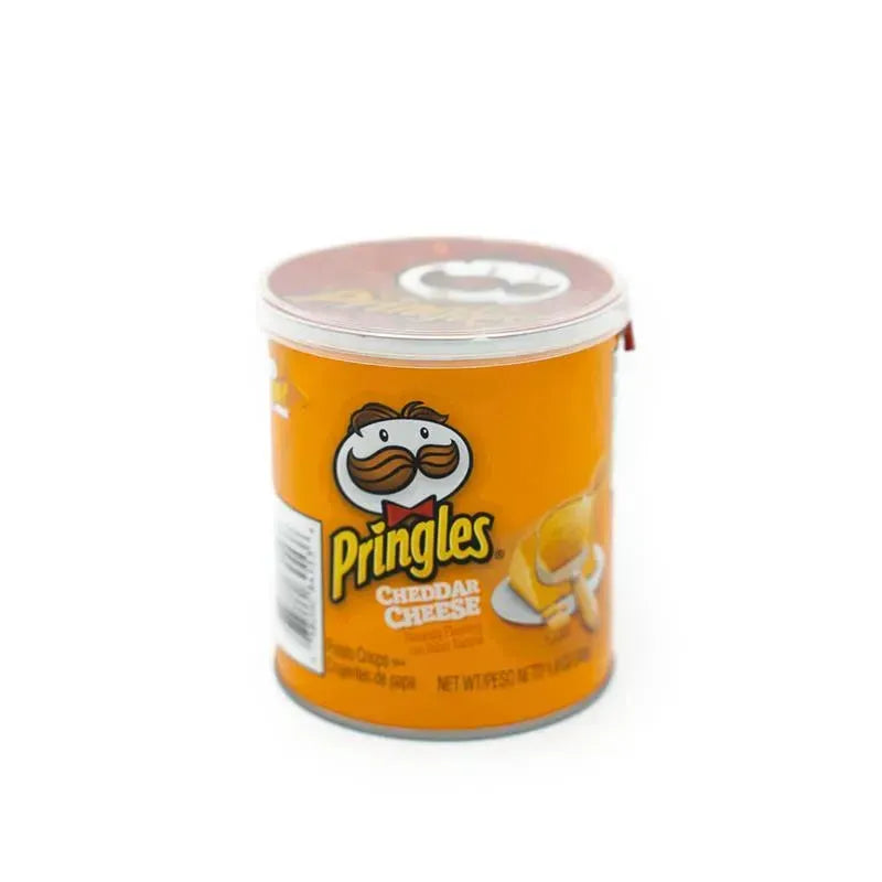 Pringles Potato Crisps Chips, Grab N' Go Snack Pack, Cheddar Cheese, 1.4Oz Image 1