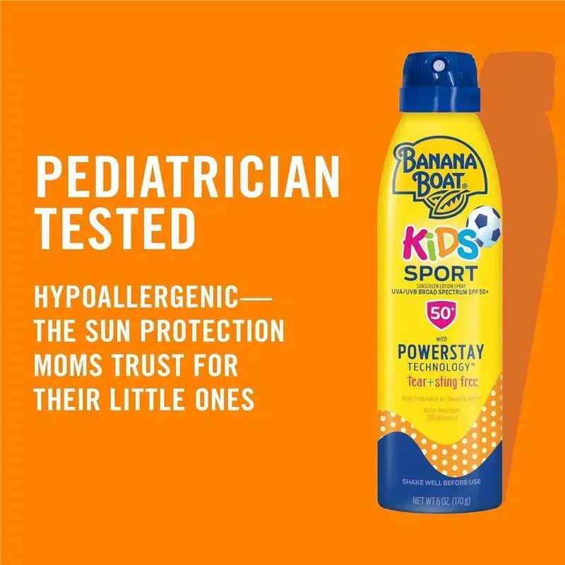 PTL - Banana Boat Kids Sport Sunscreen Spray Lotion SPF 50, 6oz Image 2