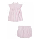 Ralph Lauren Baby - 2Pk Short Sleeve Oxford Mesh Top With Bloomer, Carmel Pink  Image 2