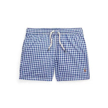 Ralph Lauren Baby - Boys Traveler Gingham Swim Trunks Image 1