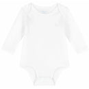 Ralph Lauren Baby - Long-Sleeve Crewneck Bodysuit, White Image 1