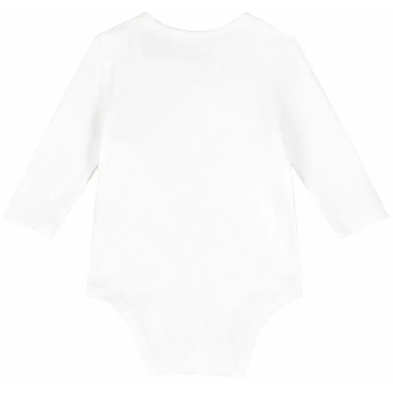 Ralph Lauren Baby - Long-Sleeve Crewneck Bodysuit, White Image 2