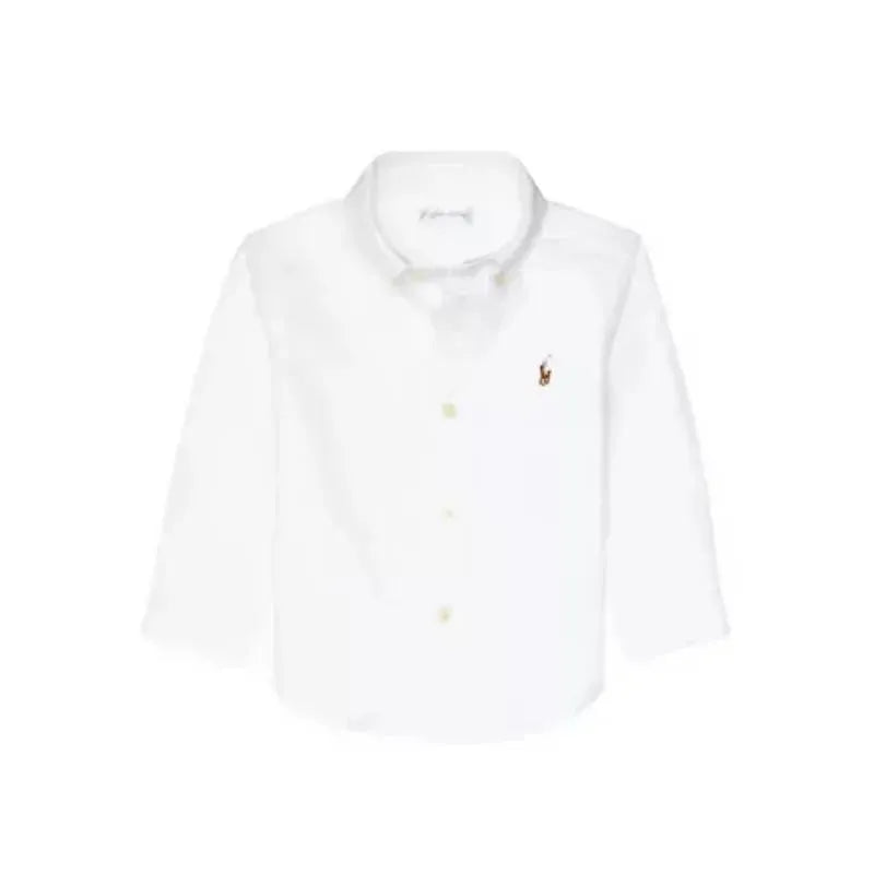 Ralph Lauren Baby - Oxford Long Sleeve Top Shirt White Image 1