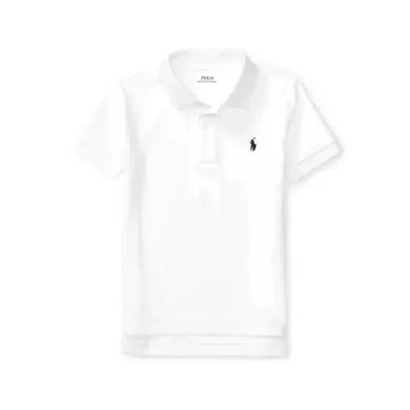 Ralph Lauren Baby - Performance Jersey Polo Shirt White Image 1