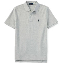 Ralph Lauren Baby - Short-Sleeve Basic Mesh Polo, Grey Heather Image 1