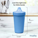 Re Play - 10oz Reusable Spill Proof Cups for Kids, Denim Image 5