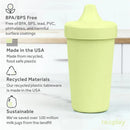 Re Play - 10oz Reusable Spill Proof Cups for Kids, Leaf Image 4