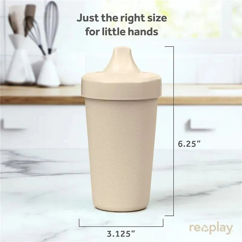 Re Play - 10oz Reusable Spill Proof Cups for Kids, Sand Image 2