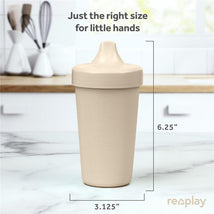 Re Play - 10oz Reusable Spill Proof Cups for Kids, Sand Image 2