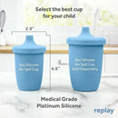 Re Play - 8Oz Sustainables Silicone Sippy Cup for Toddlers, Denim Image 4