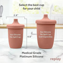 Re Play - 8Oz Sustainables Silicone Sippy Cup for Toddlers, Desert Image 3