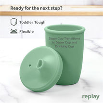 Re Play - 8Oz Sustainables Silicone Sippy Cup for Toddlers, Sage Image 2