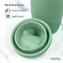 Re Play - 8Oz Sustainables Silicone Sippy Cup for Toddlers, Sage Image 5