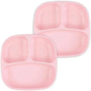 Re-Play - Deep Walled 3 Compartment Plates, Pack of 2, Ice Pink Image 1