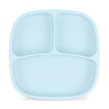 Re Play - Silicone Suction Divided Plate, Ice Blue Image 1
