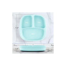 Re Play - Silicone Suction Divided Plate, Ice Blue Image 2