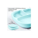 Re Play - Silicone Suction Divided Plate, Ice Blue Image 4