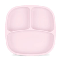Re Play - Silicone Suction Divided Plate, Ice Pink Image 1