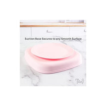 Re Play - Silicone Suction Divided Plate, Ice Pink Image 2
