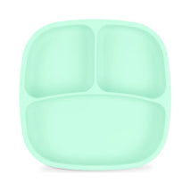Re Play - Silicone Suction Divided Plate, Mint Image 1
