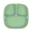 Re Play - Silicone Suction Divided Plate, Sage Image 1