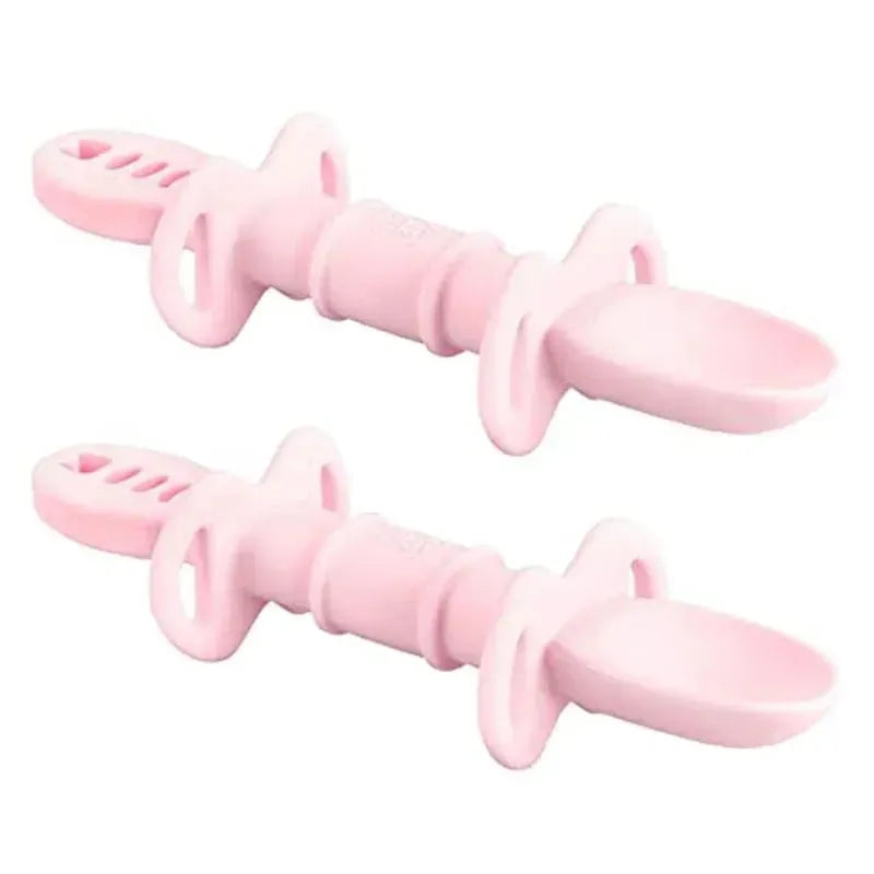 Re-Play - Sustainables by Re-Play Silicone Dip n ReDip Feeding Tool, Ice Pink Image 1