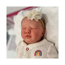 Reborn Baby Doll - White Vinyl, Logan Asleep Image 1