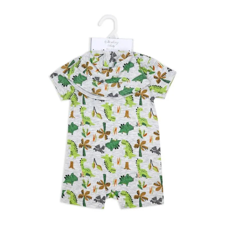 Rose Textile - 2Pk Baby Boys Romper Dinosaurs Set  Image 2