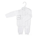 Rose Textile - 2Pk Baby Unisex White Knit Set Image 2