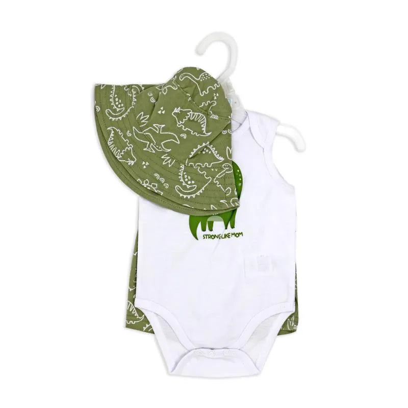 Rose Textile - 3Pk Baby Boy's Sunhat Dinosaur Set  Image 2