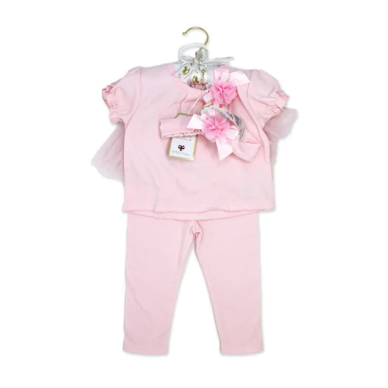 Rose Textile - 3Pk Baby Girls Pink Legging Set Image 2