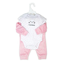 Rose Textile - 3Pk Velour Jacket Set, Pink I Love Mommy - Kitty - 3M Image 2