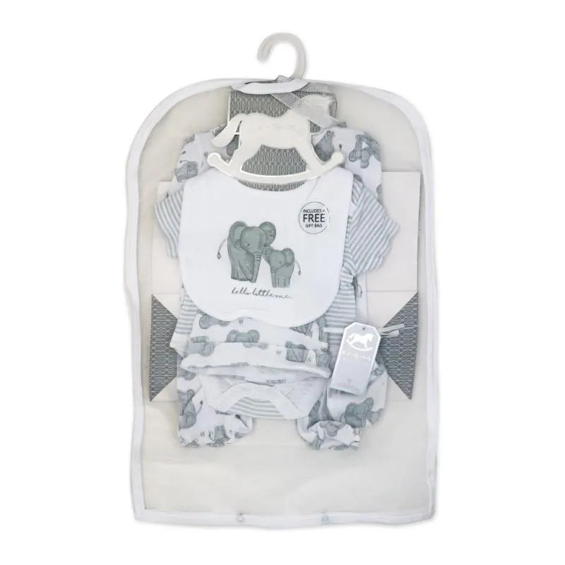 Rose Textile - 5Pk Baby Neutral Elephant Mesh Bag Set Image 2