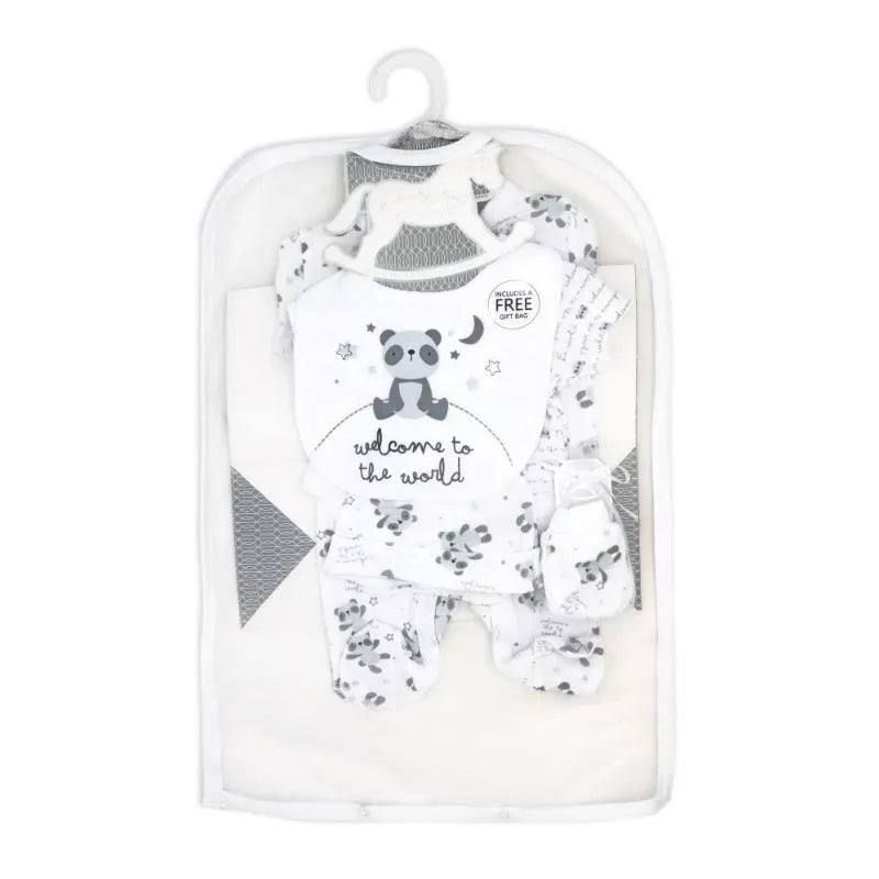 Rose Textile - 5Pk Baby Neutral Panda World Mesh Bag Set Image 2