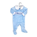 Rose Textile - Baby Boy's Smocking Train Velour Coverall Image 2