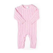 Rose Textile - Baby Girl Cotton Pink Knit Romper  Image 1