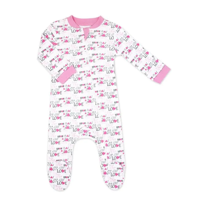 Rose Textile - Baby Girls Loved Interlock Coverall Image 1