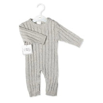 Rose Textile - Baby Unisex Cotton Grey Knit Romper  Image 2