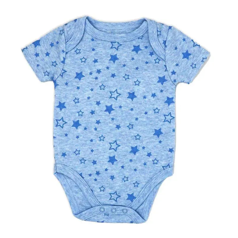 Rose Textiles - 100 % Organic 3 Pk Bodysuit, Blue Image 5