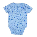 Rose Textiles - 100 % Organic 3 Pk Bodysuit, Blue Image 5