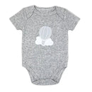 Rose Textiles - 100% Organic 3 Pk Bodysuit, Grey  Image 3