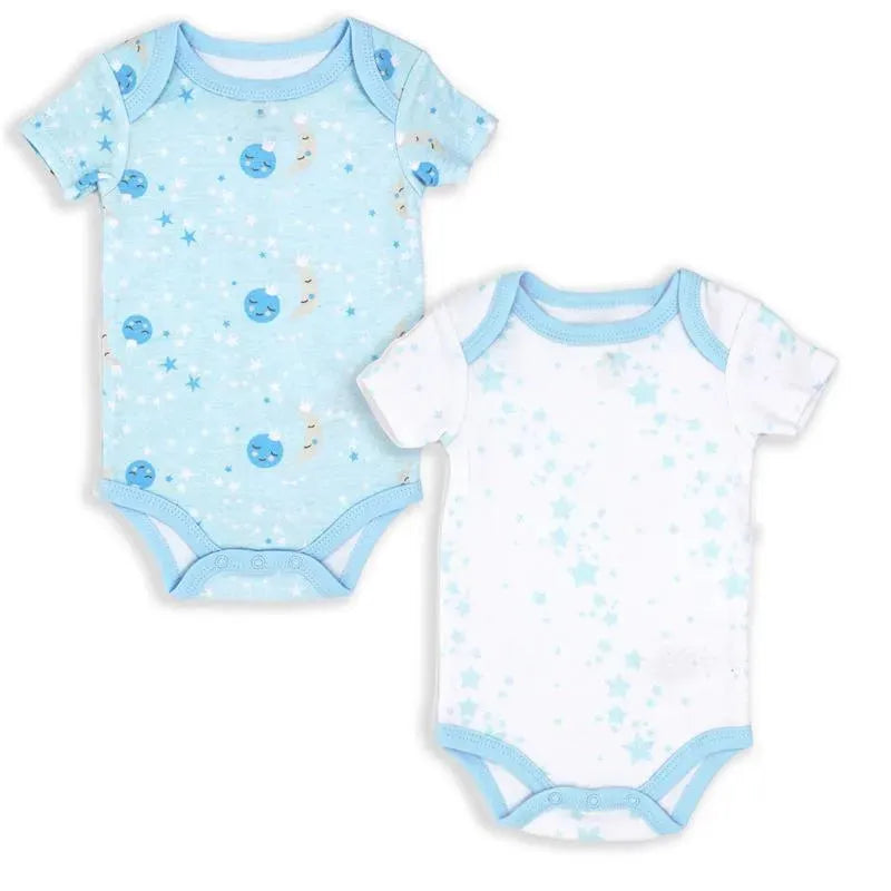 Rose Textiles - 2 Pack Galaxy Theme Bodysuit Blue Image 1