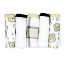 Rose Textiles - 3 Hooded Towels W/ 5 Washcloths, Bear Image 7