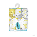 Rose Textiles - 3 Hooded Towels W/ 5 Washcloths, Yellow Elephant & Balloons  Image 1